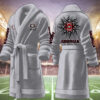 georgia bulldog ncaa personalized fleece bathrobe k27y3