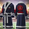 georgia bulldog ncaa personalized fleece bathrobe osgs3