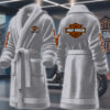 harley davidson motocycles personalized fleece bathrobe tbyhf