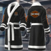 harley davidson motocycles personalized fleece bathrobe thuhp