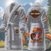 harley davidson motorcycles personalized fleece bathrobe a9fgd