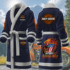 harley davidson motorcycles personalized fleece bathrobe hyiwc