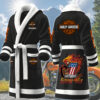 harley davidson motorcycles personalized fleece bathrobe y8qfl