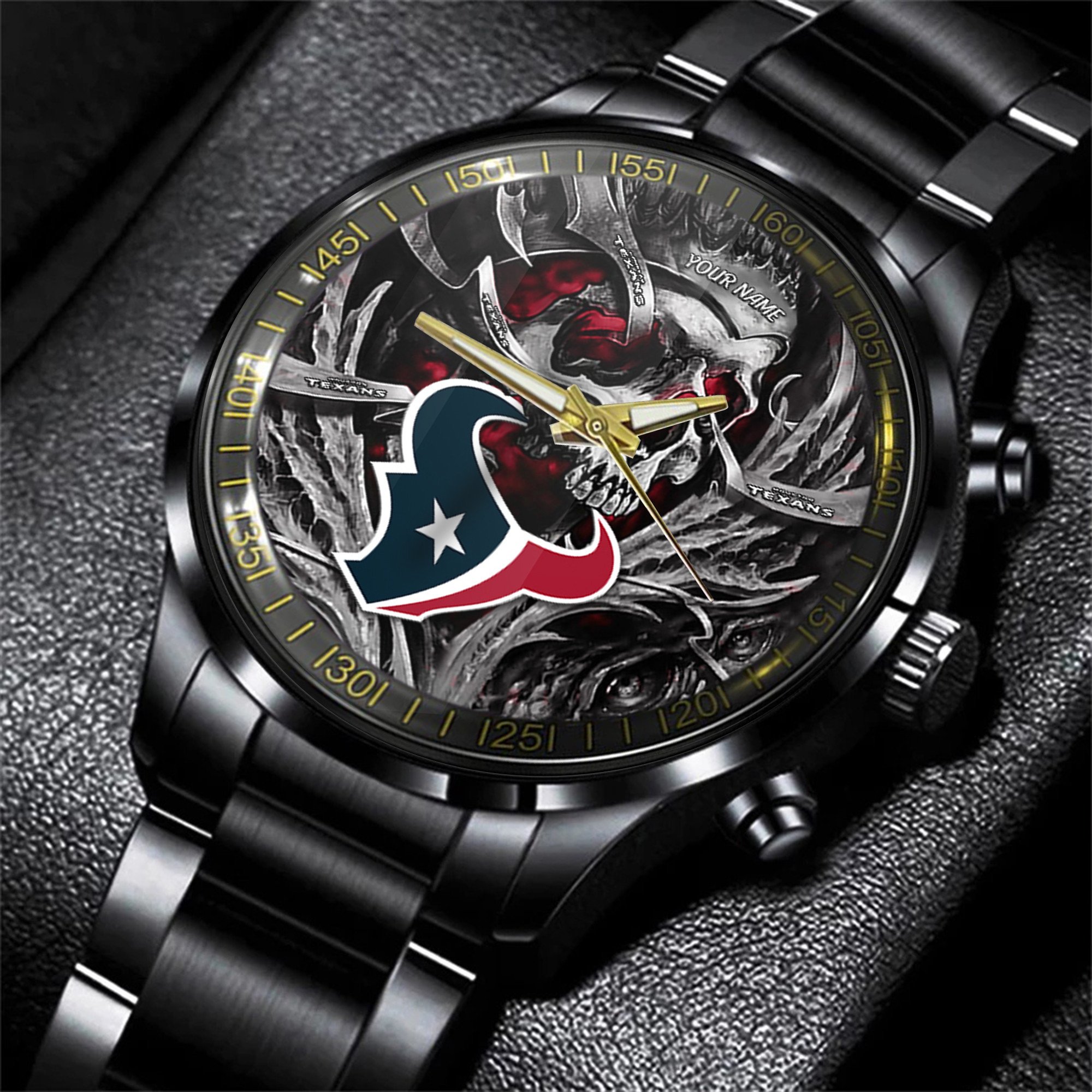 houston texans nfl men hand watch personalized gift for fans 6vd0l