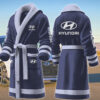 hyundai motocycles personalized fleece bathrobe irhqn