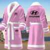 hyundai motocycles personalized fleece bathrobe yyf5y