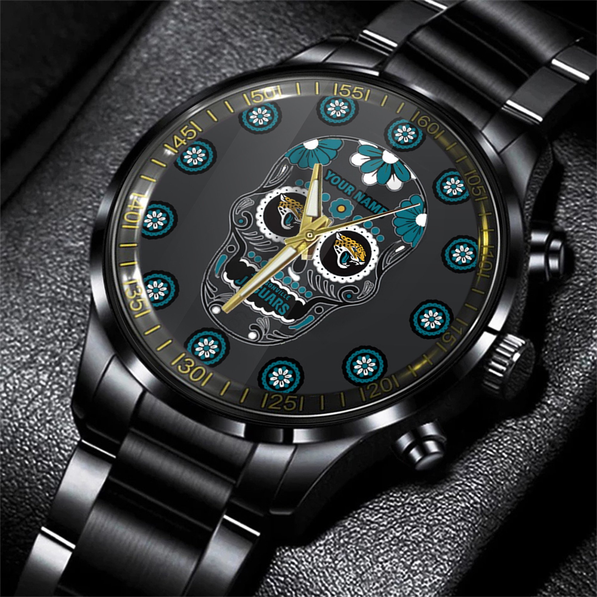 jacksonville jaguars nfl men hand watch personalized gift for fans hk4ep