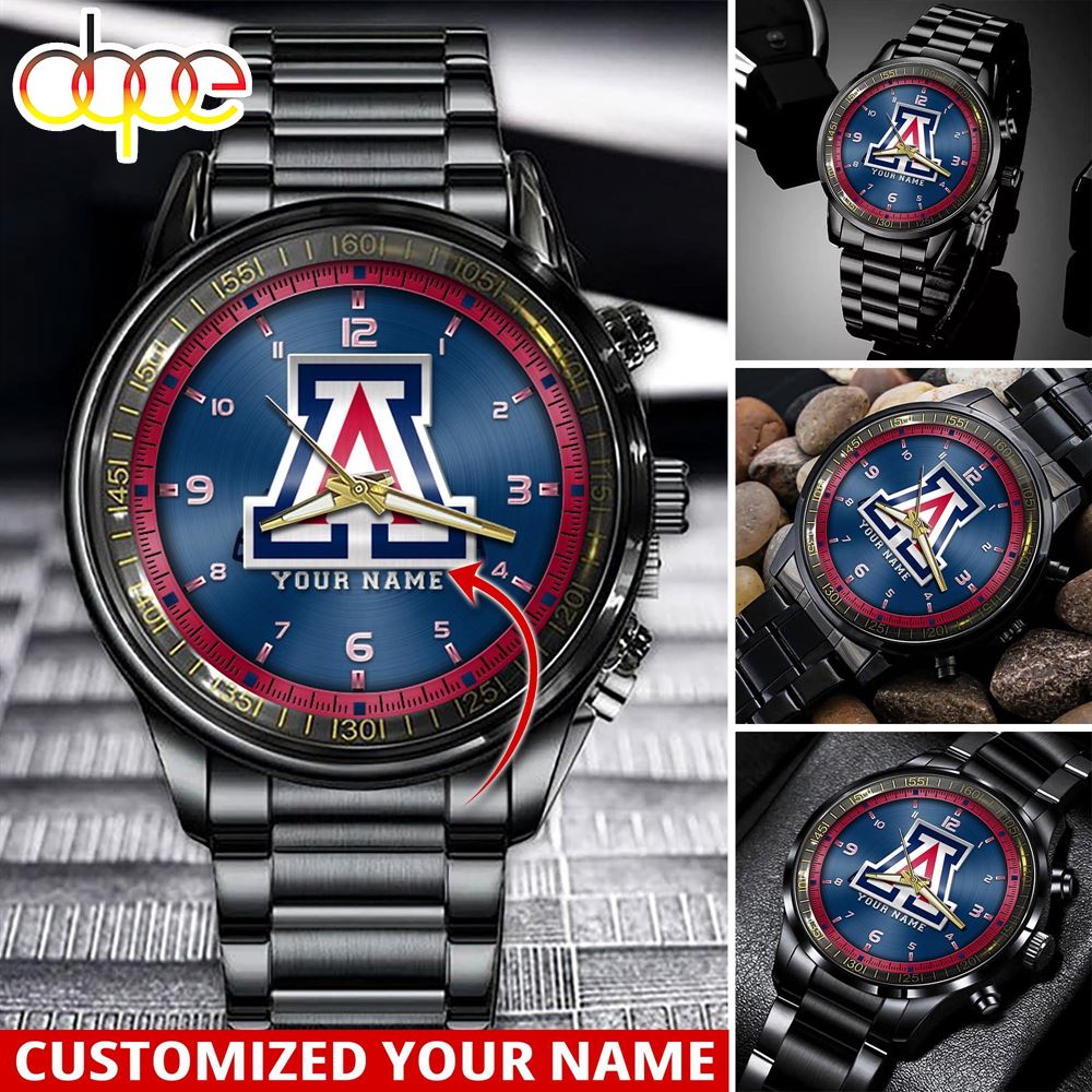 jwfancy arizona wildcats ncaa personalized sport watch gift for fans for this season wjtks