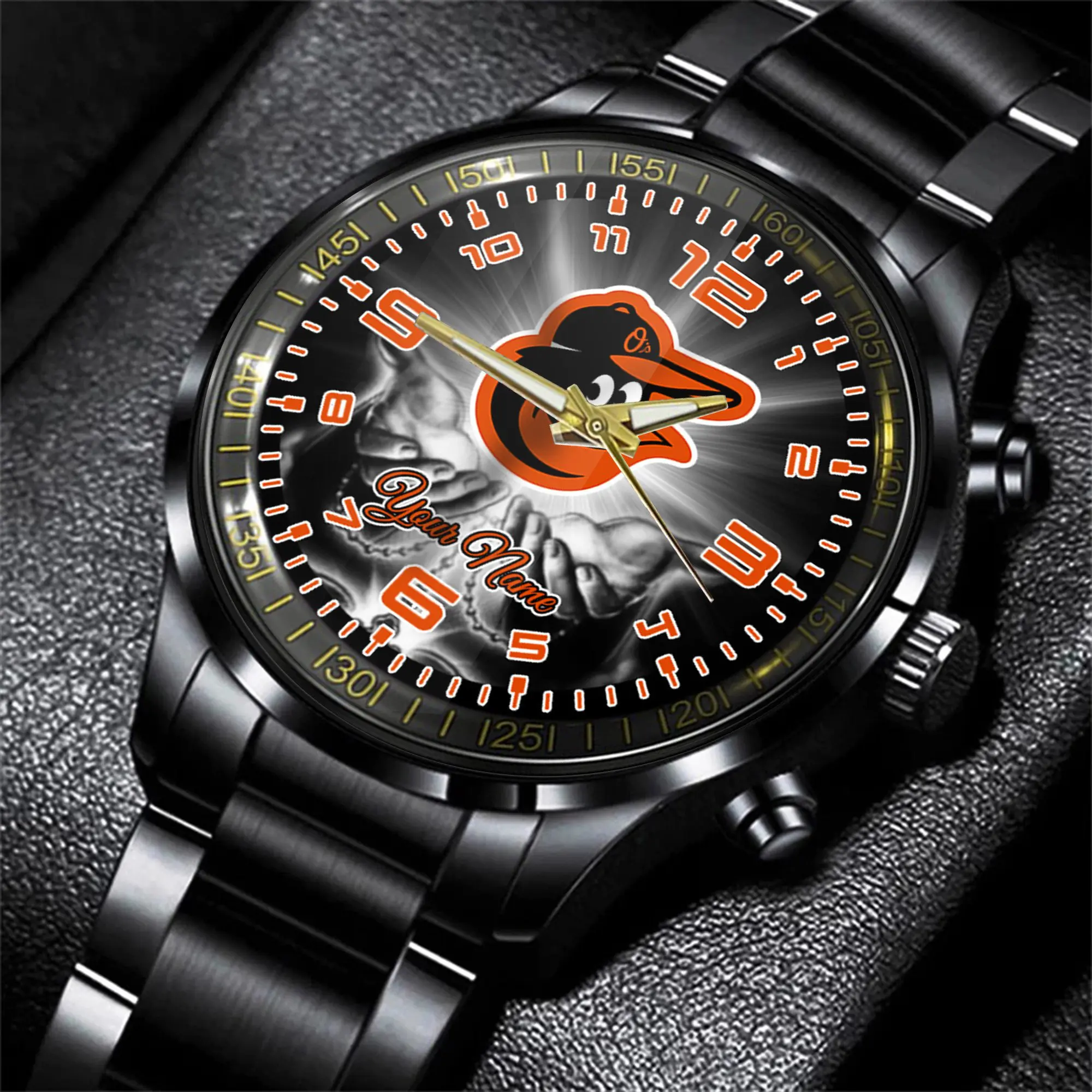 jwfancy baltimore orioles mlb men hand watch personalized gift for fans xrakn