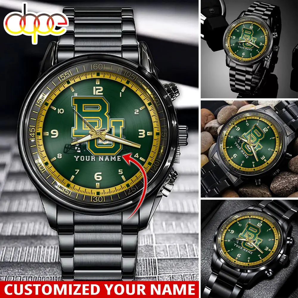 jwfancy baylor bears ncaa personalized sport watch gift for fans for this season n8qai