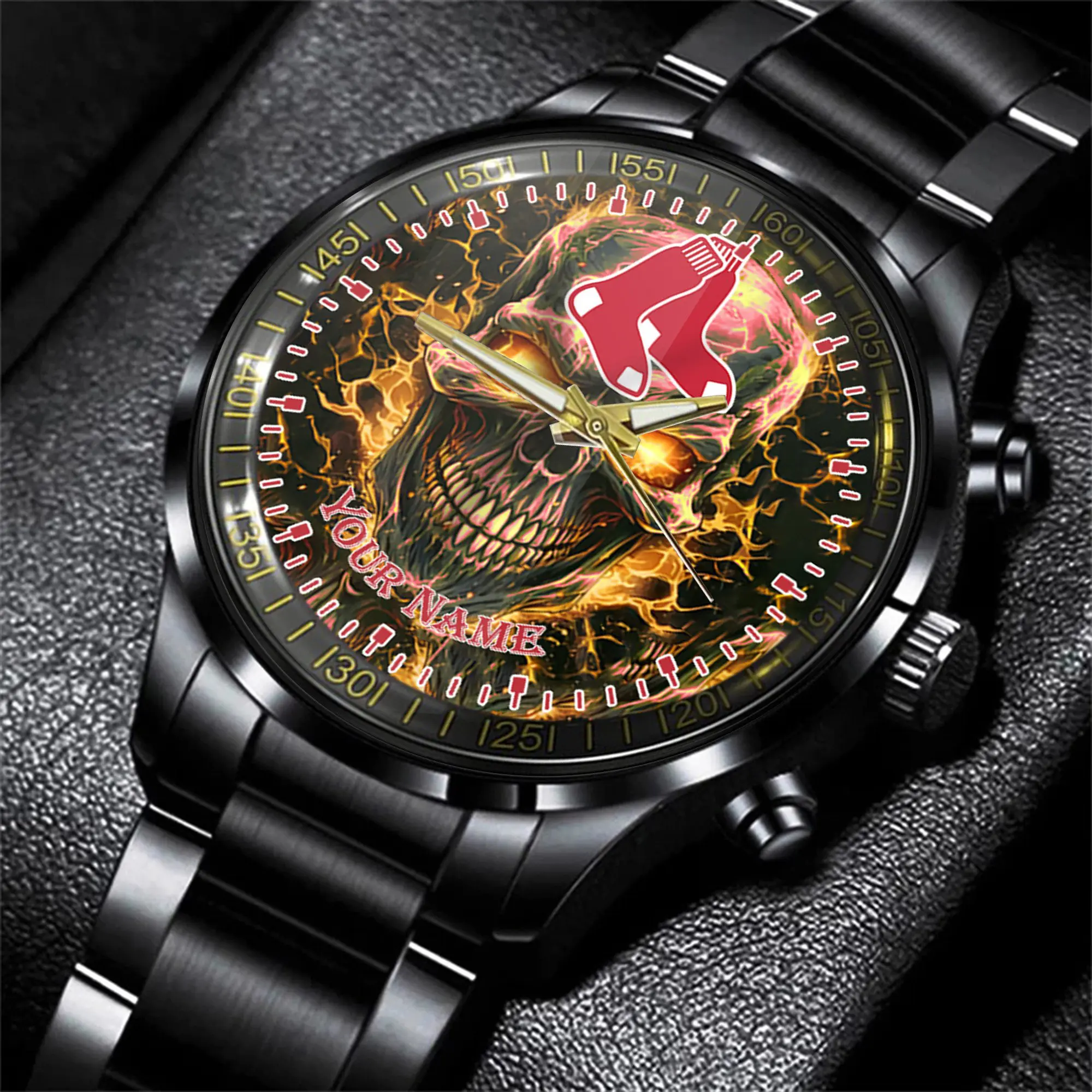 jwfancy boston red sox mlb men hand watch personalized gift for fans maja6