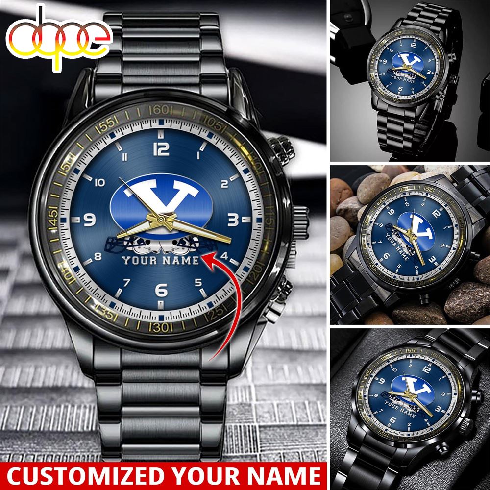 jwfancy byu cougars ncaa personalized sport watch gift for fans for this season 8gzvt