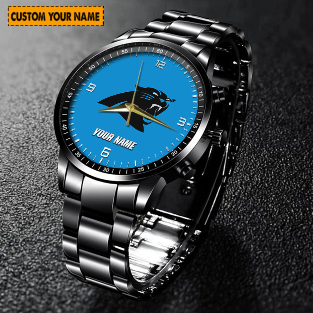 jwfancy carolina panthers nfl new personalized hand watch for fan yu9rs