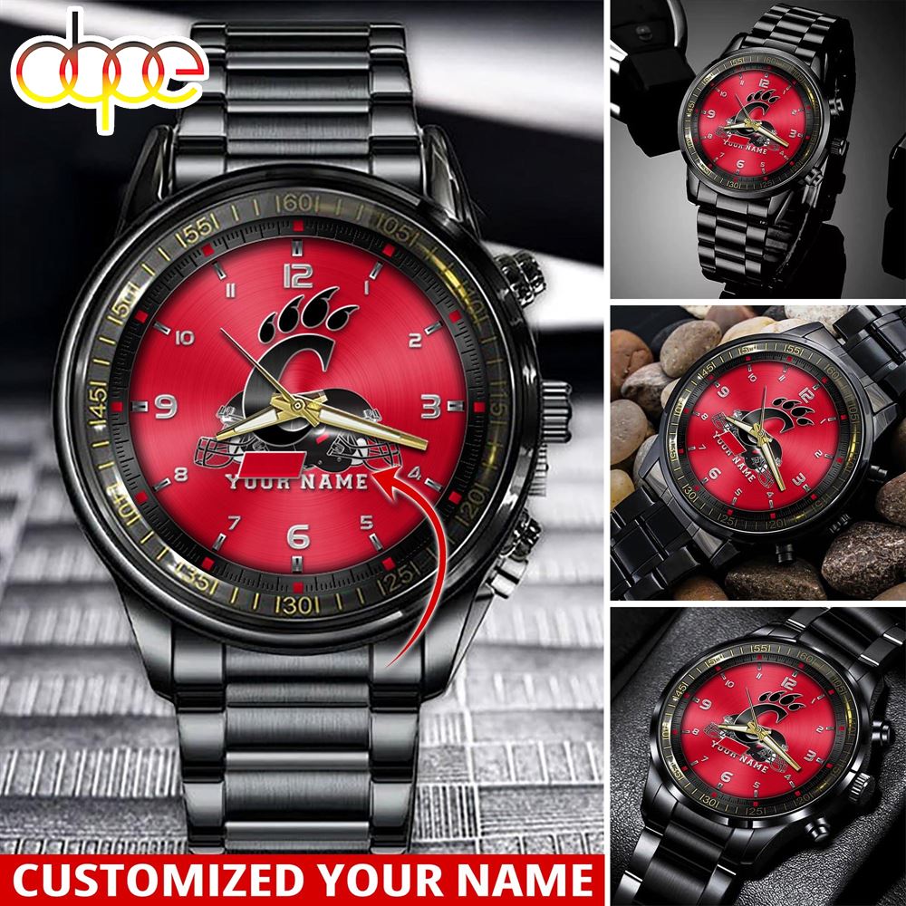 jwfancy cincinnati bearcats ncaa personalized sport watch gift for fans for this season adooq