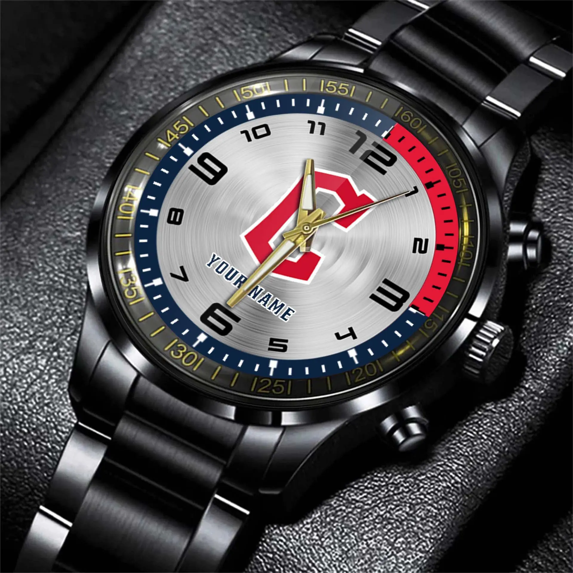 jwfancy cleveland indians mlb personalized style black hand watch gift yficy