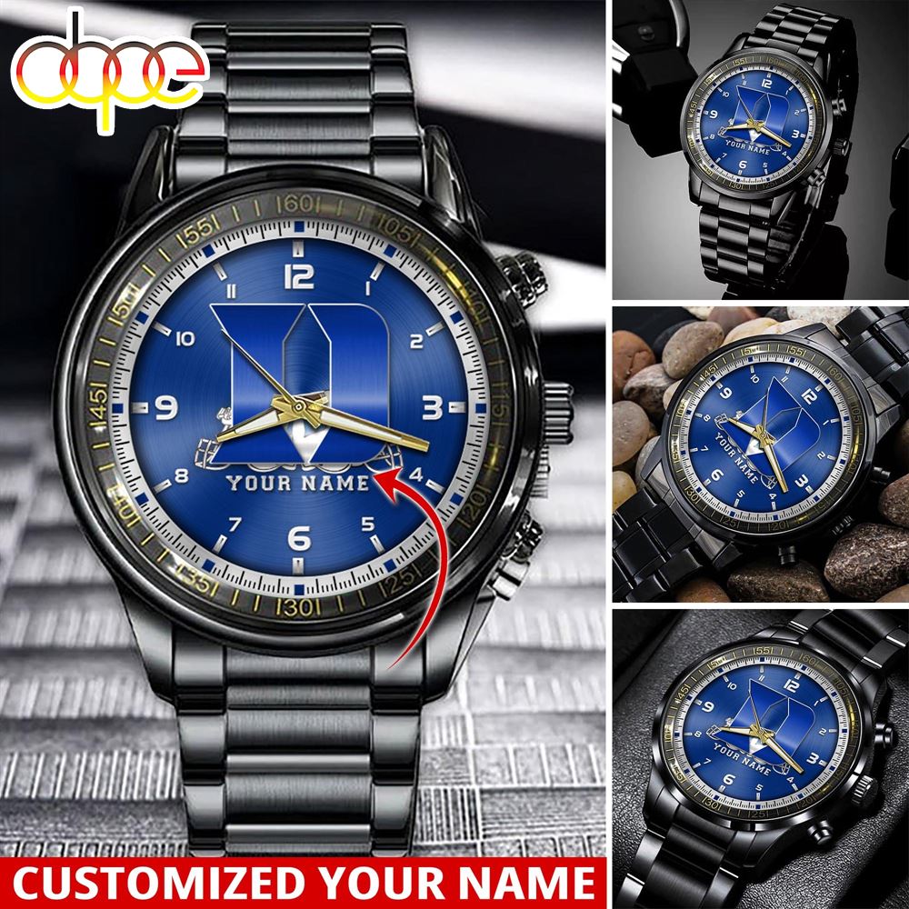 jwfancy duke blue devils ncaa personalized sport watch gift for fans for this season b9j7w