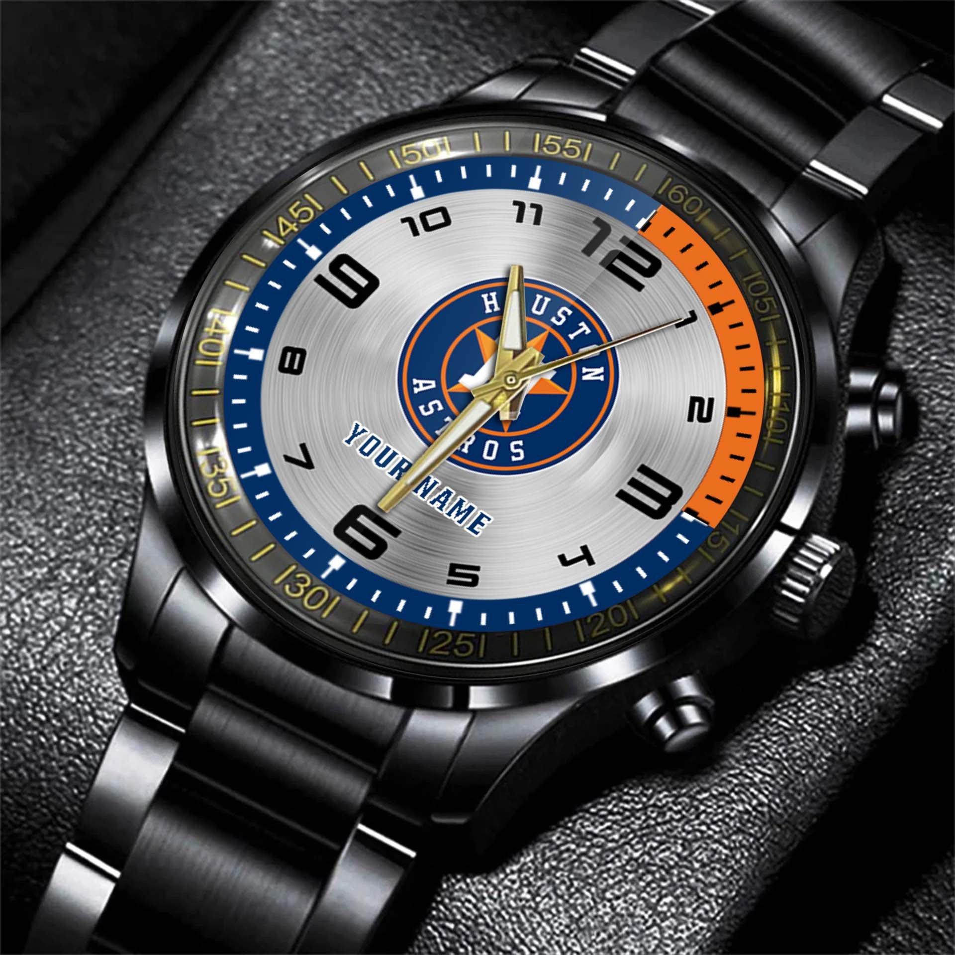 jwfancy houston astros mlb personalized style black hand watch gift zp9tu