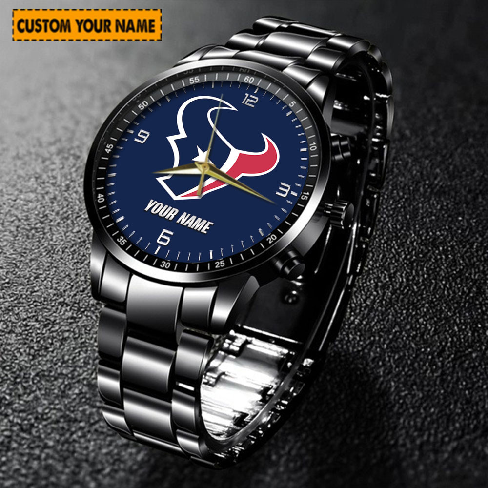jwfancy houston texans nfl new personalized hand watch for fan bulub