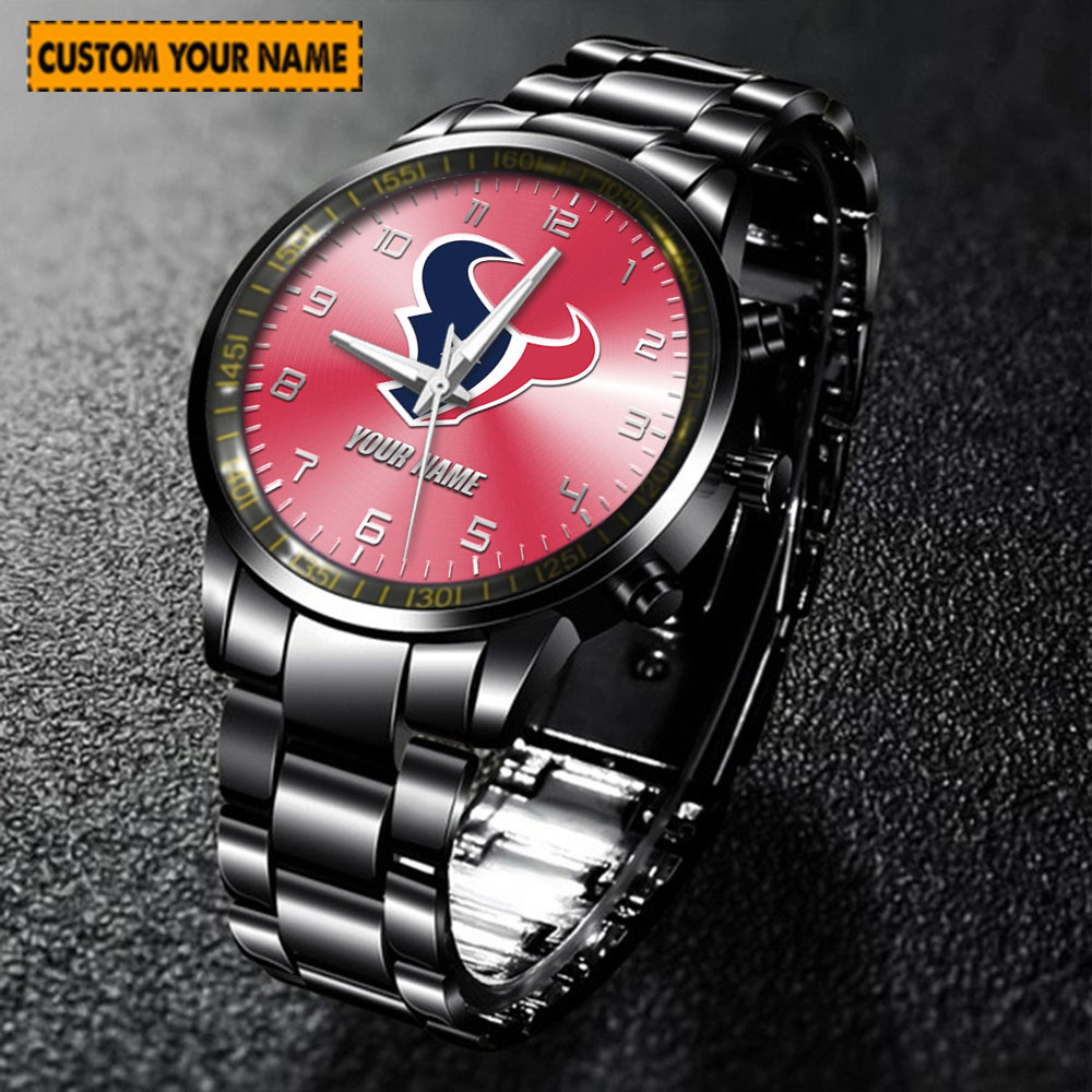 jwfancy houston texans nfl new personalized hand watch for fan cgfrs