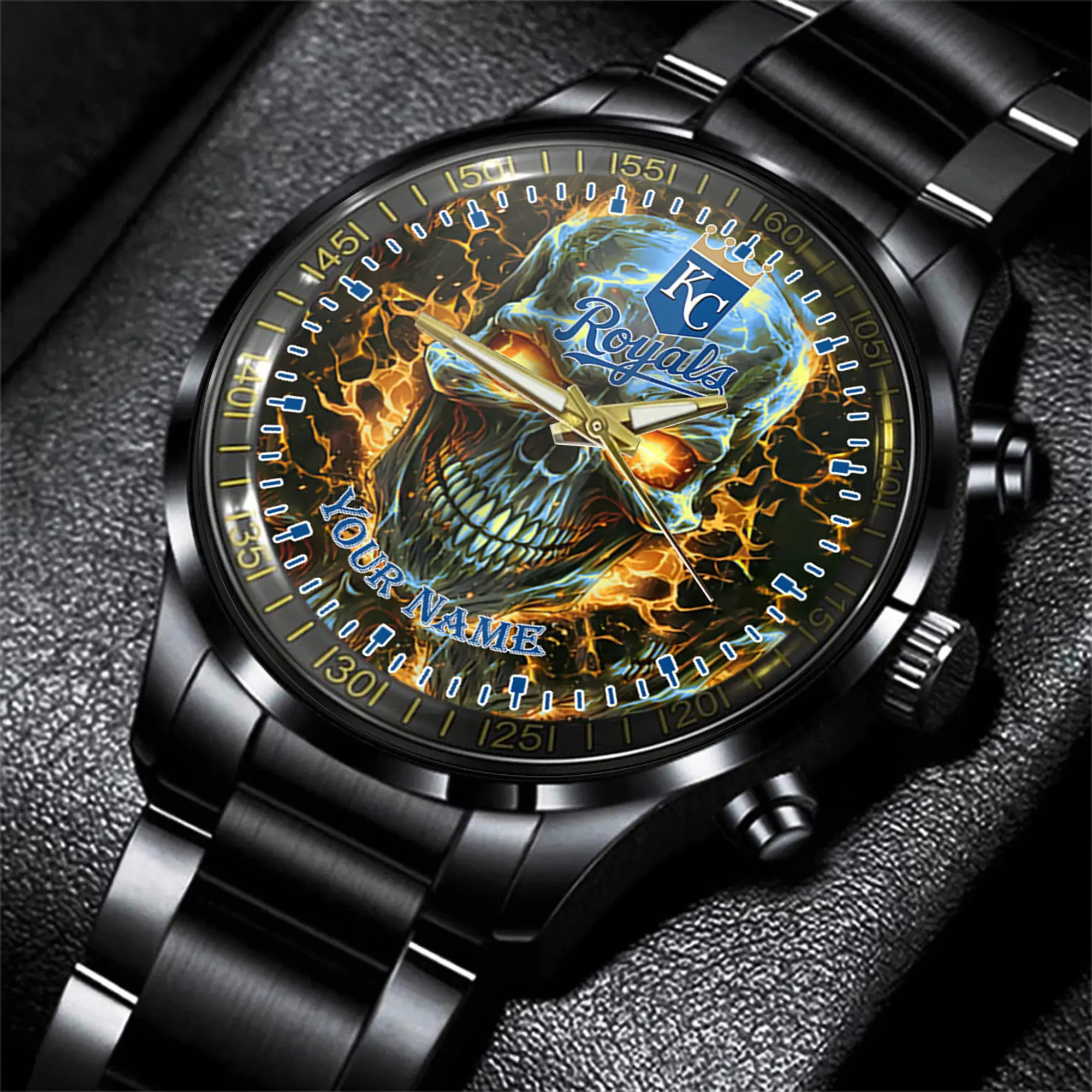 jwfancy kansas city royals mlb men hand watch personalized gift for fans 9baxj