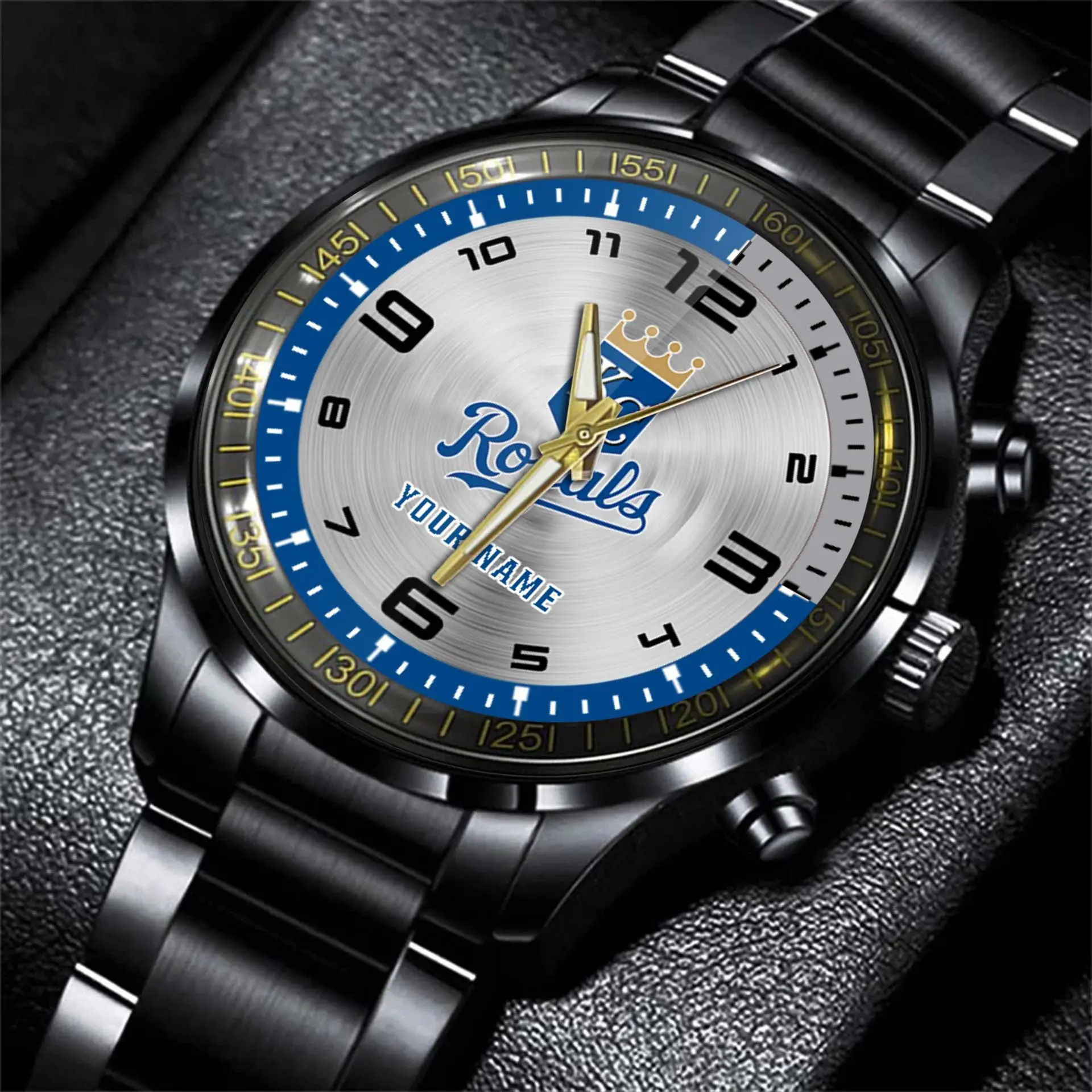 jwfancy kansas city royals mlb personalized style black hand watch gift 3tguj