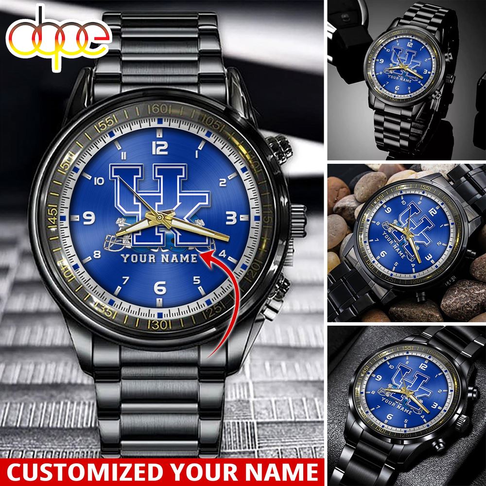 jwfancy kentucky wildcats ncaa personalized sport watch gift for fans for this season veth1