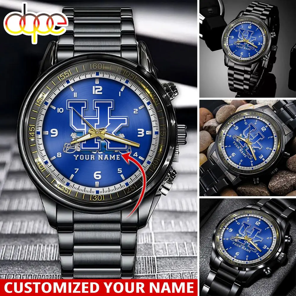jwfancy kentucky wildcats ncaa personalized sport watch gift for fans for this season veth1