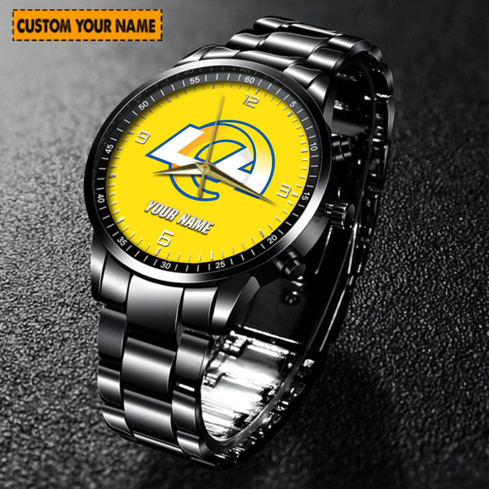 jwfancy los angeles rams nfl new personalized hand watch for fan ei0ho
