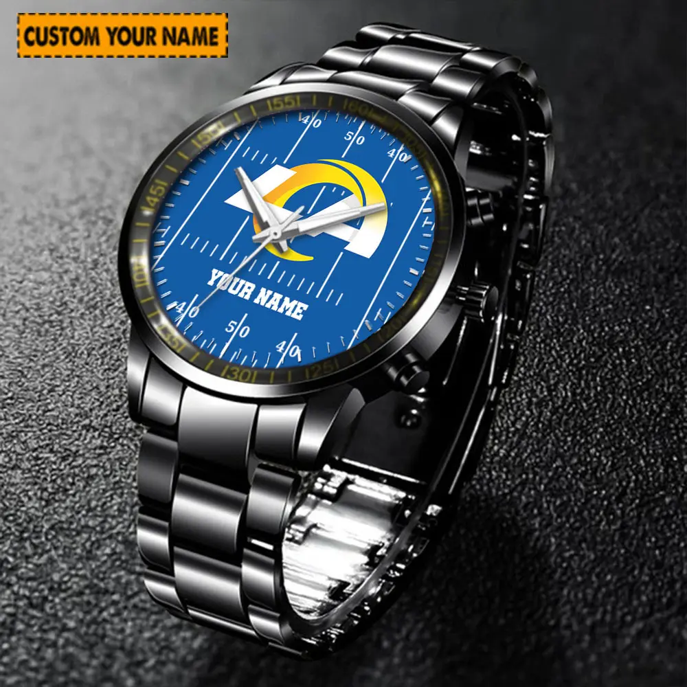 jwfancy los angeles rams nfl new personalized hand watch for fan ent4z