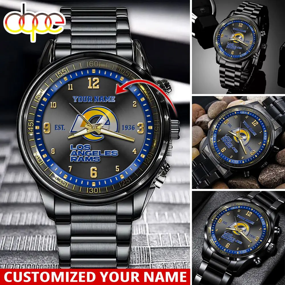 jwfancy los angeles rams nfl personalized sport watch gift for fans for this season zvrkw
