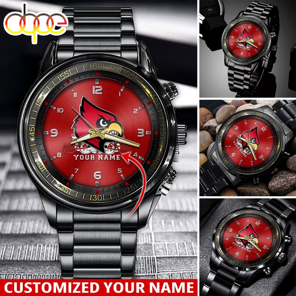jwfancy louisville cardinals ncaa personalized sport watch gift for fans for this season y29ep