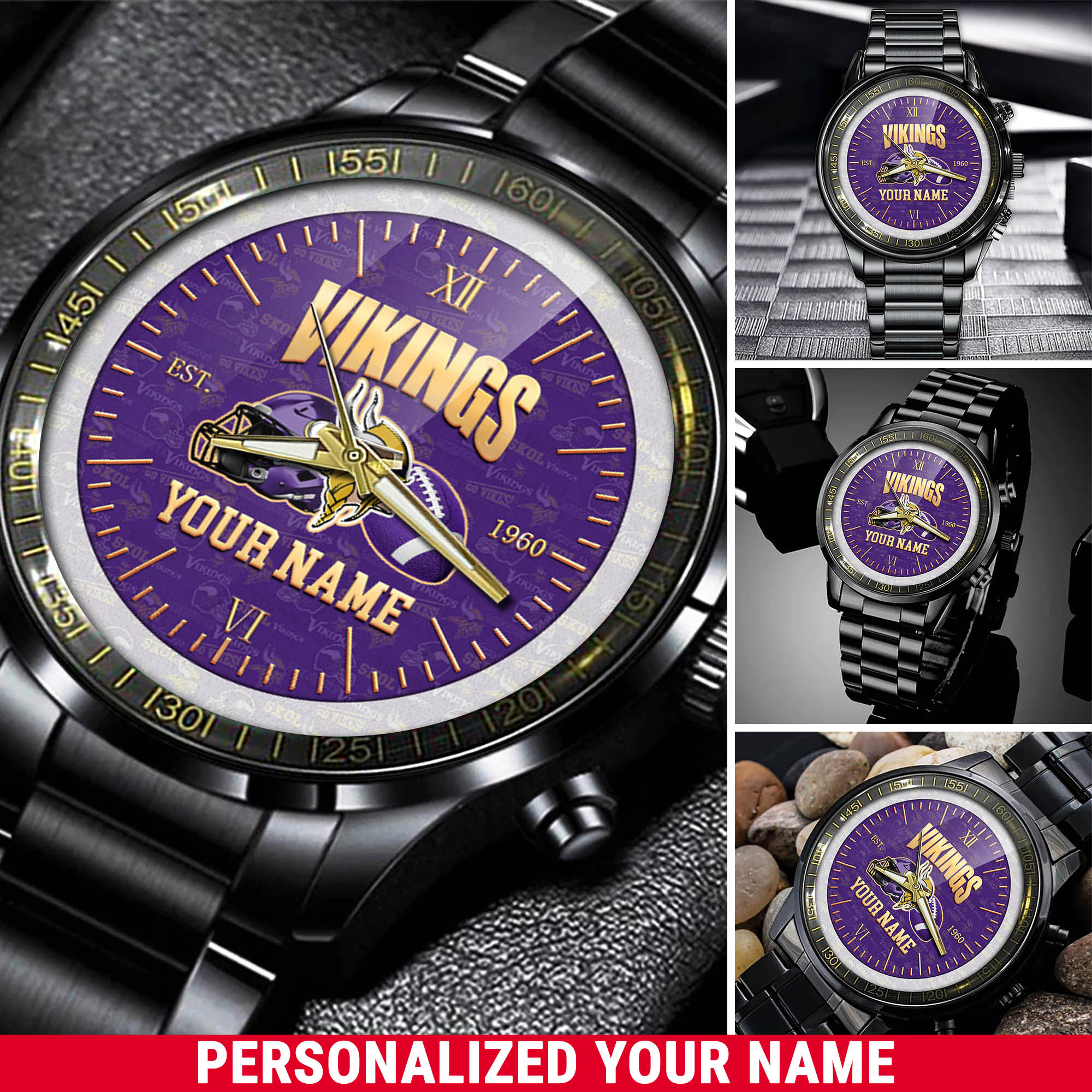 jwfancy minnesota vikings nfl personalized black watch new collection for fans xcvvt