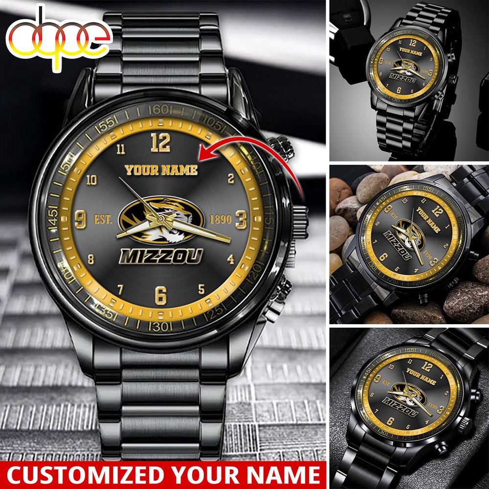 jwfancy missouri tigers ncaa personalized sport watch gift for fans for this season qnghm