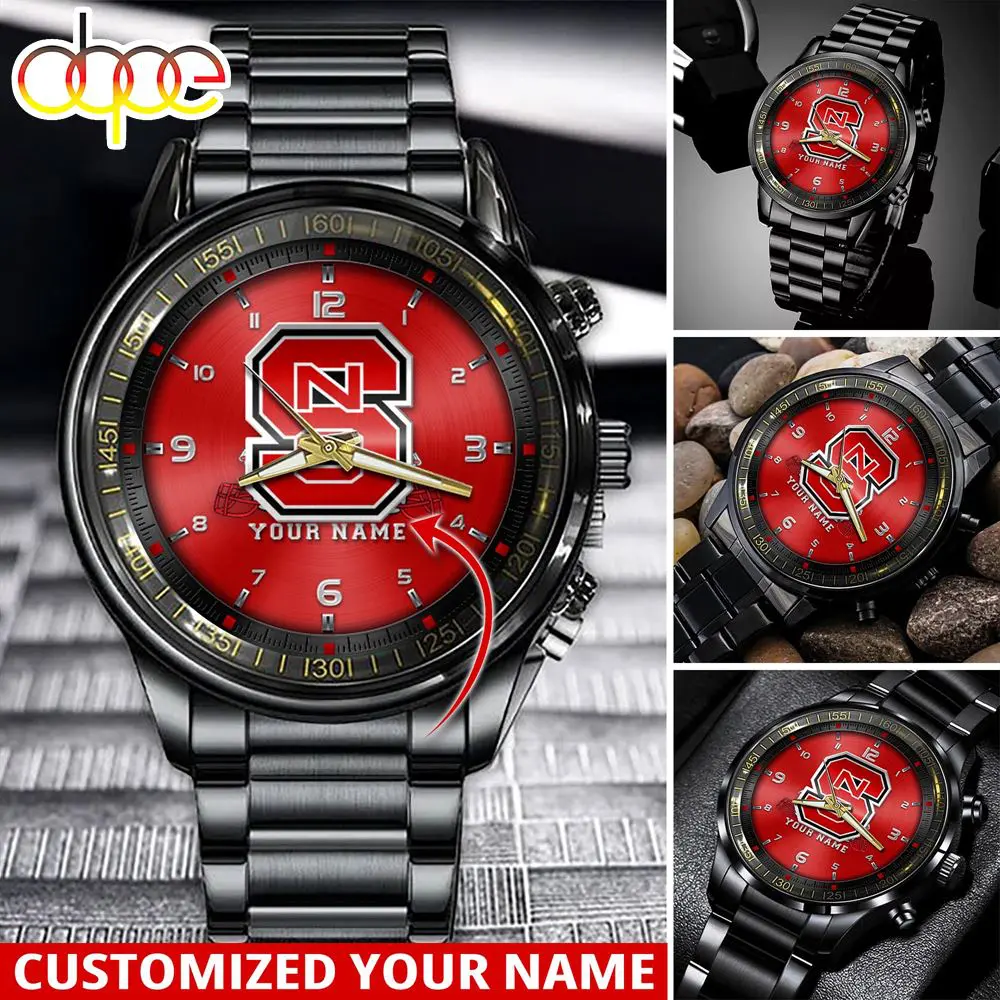 jwfancy nc state wolfpack ncaa personalized sport watch gift for fans for this season yctgt