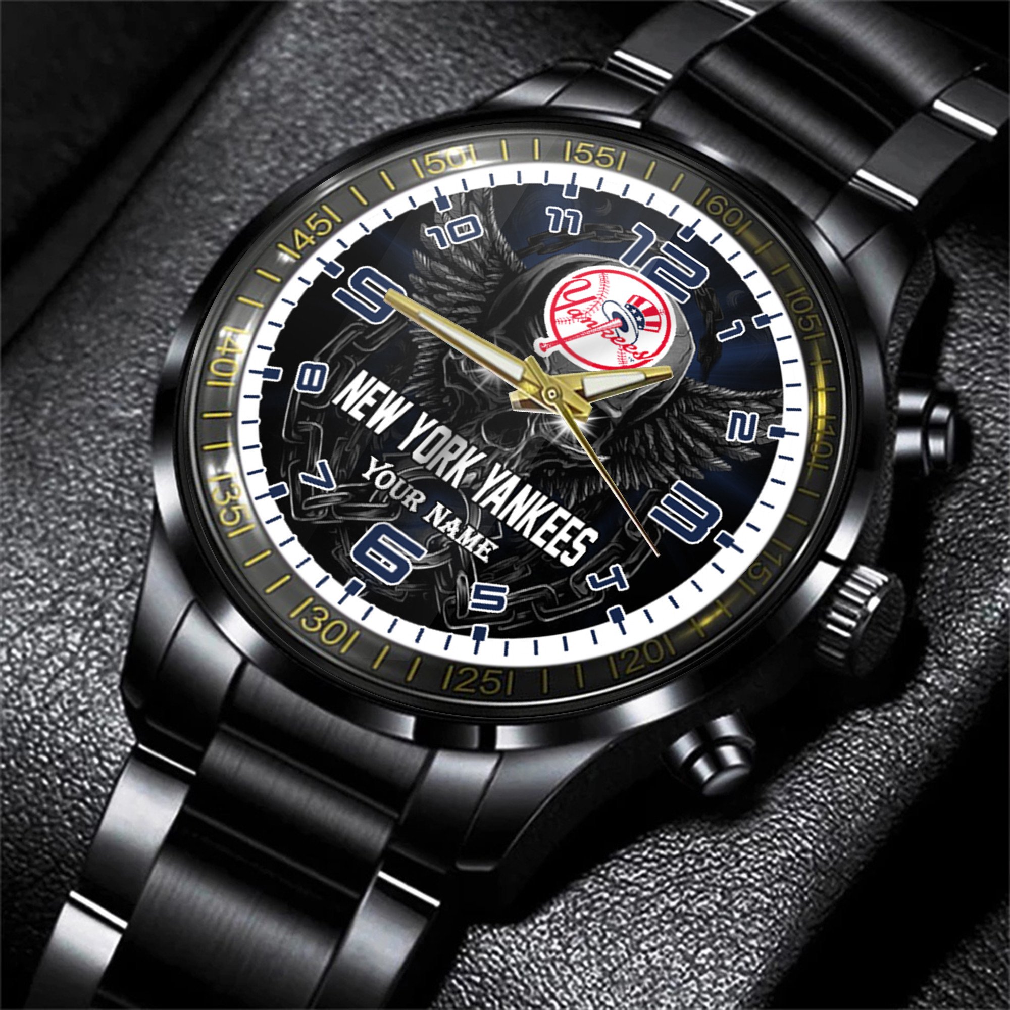 jwfancy new york yankees mlb men hand watch personalized gift for fans oglza