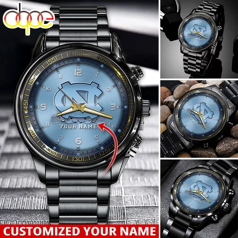 jwfancy north carolina tar heels ncaa personalized sport watch gift for fans for this season 4k6ch