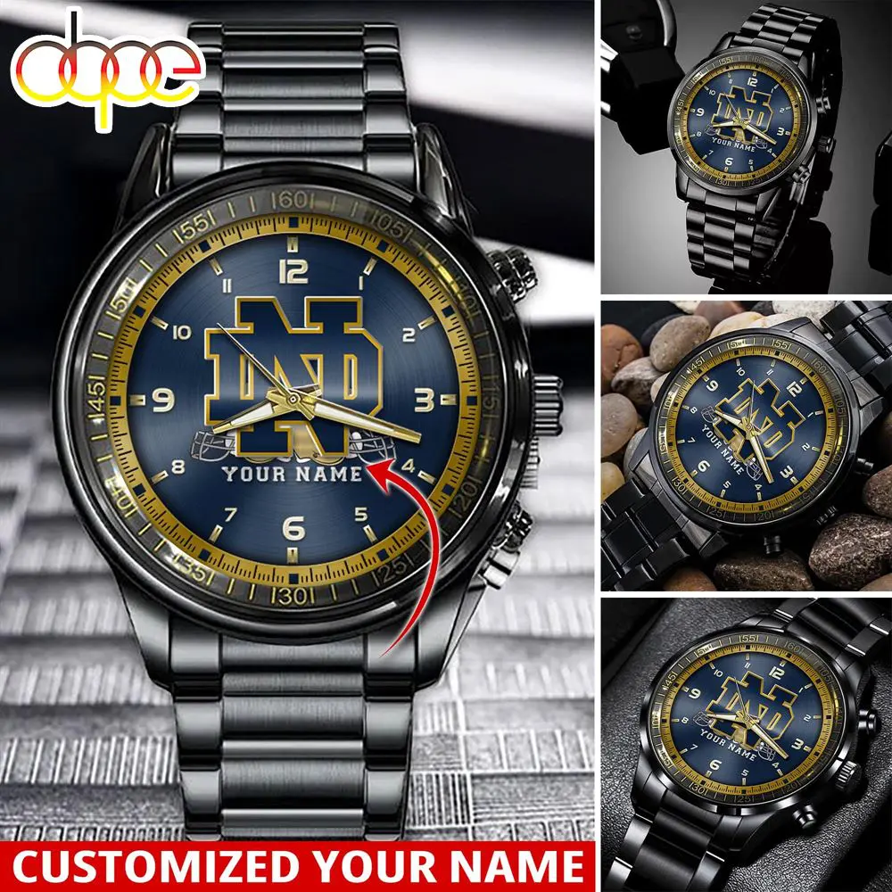 jwfancy notre dame fighting irish ncaa personalized sport watch gift for fans for this season vmqnw