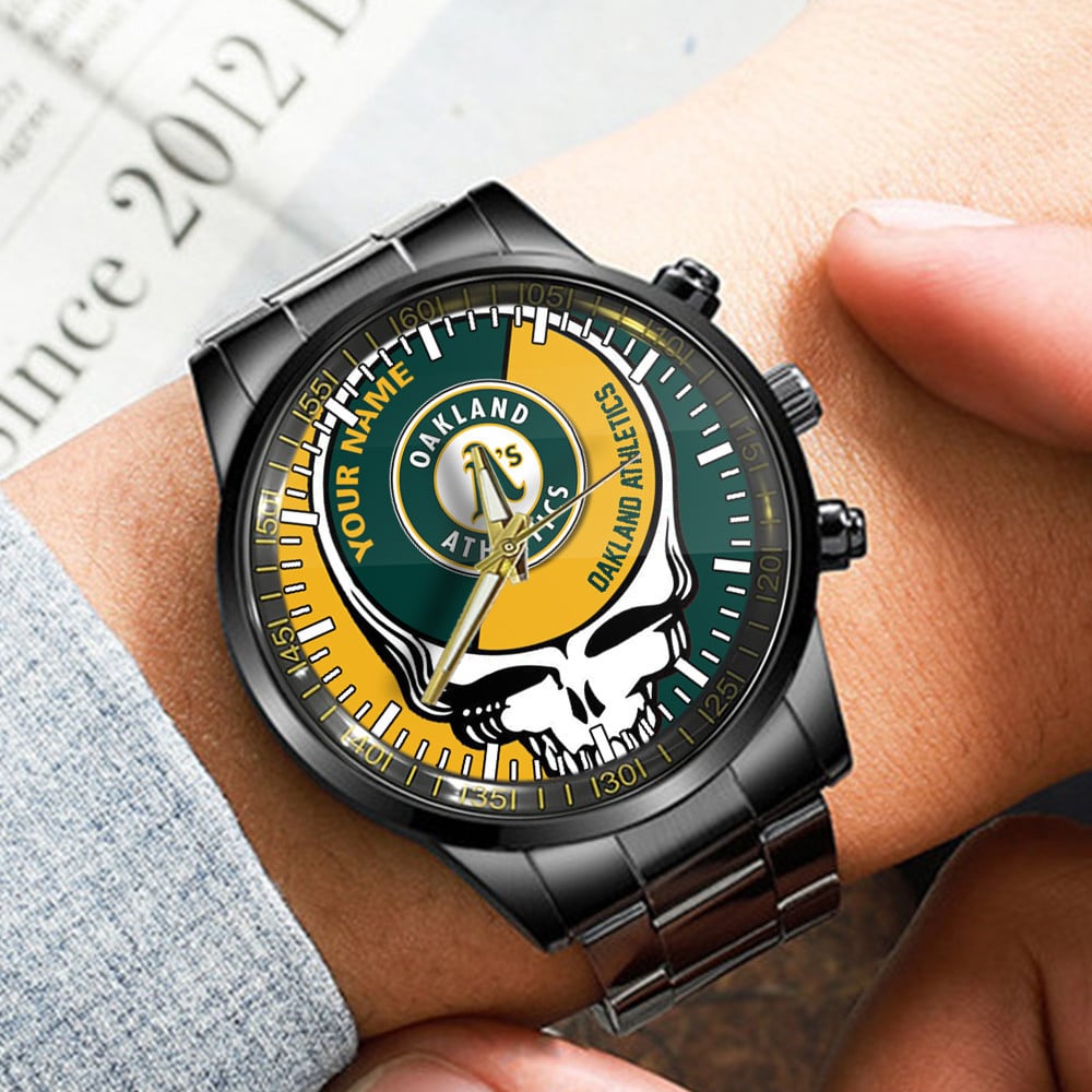 jwfancy oakland athletics mlb men hand watch personalized gift for fans necnv