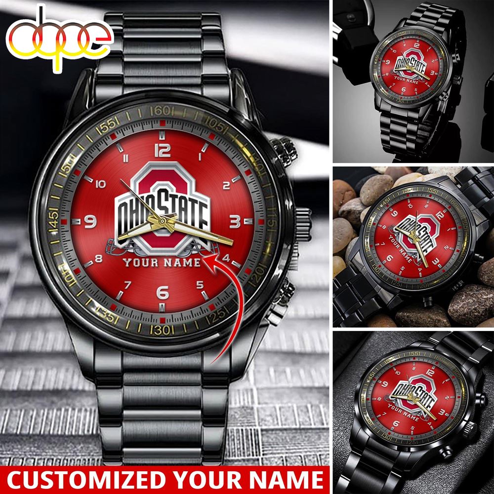 jwfancy ohio state buckeyes ncaa personalized sport watch gift for fans for this season tj5xr