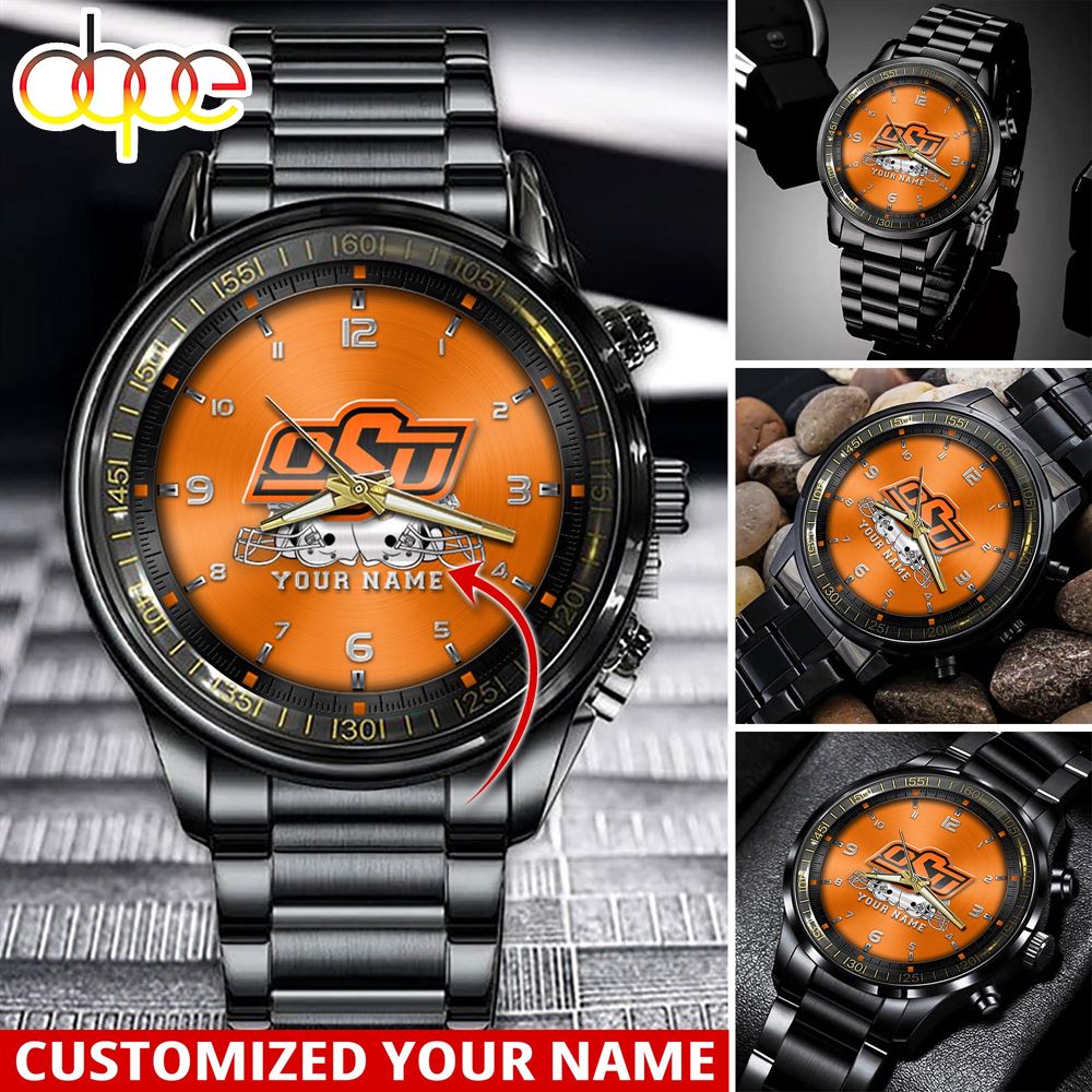 jwfancy oklahoma state cowboys ncaa personalized sport watch gift for fans for this season la4hi