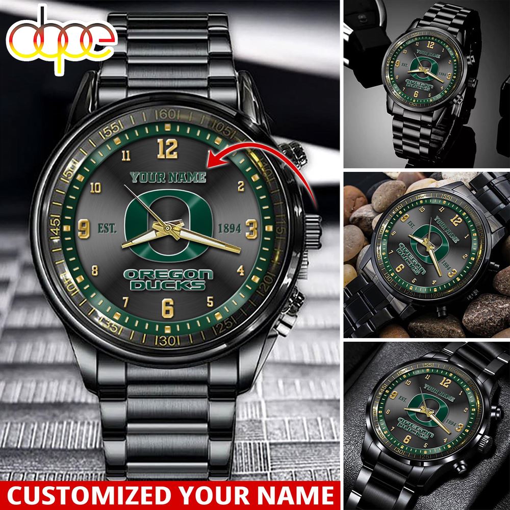 jwfancy oregon ducks ncaa personalized sport watch gift for fans for this season 2quju