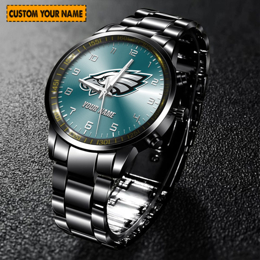 jwfancy philadelphia eagles nfl new personalized hand watch for fan ncwvy