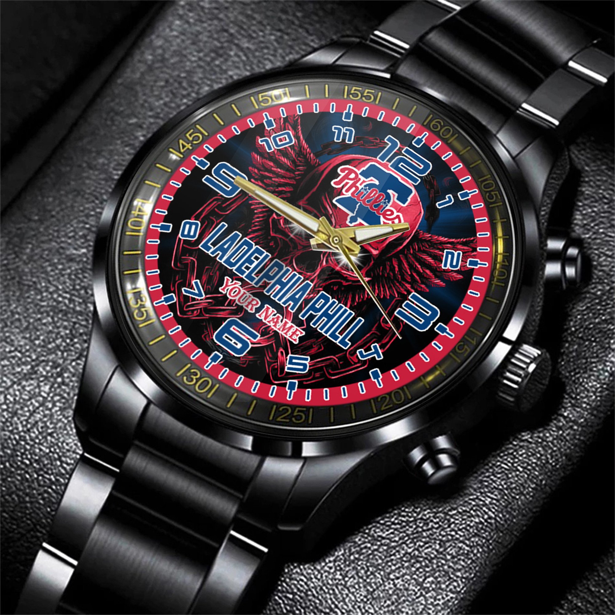jwfancy philadelphia phillies mlb men hand watch personalized gift for fans gjmou
