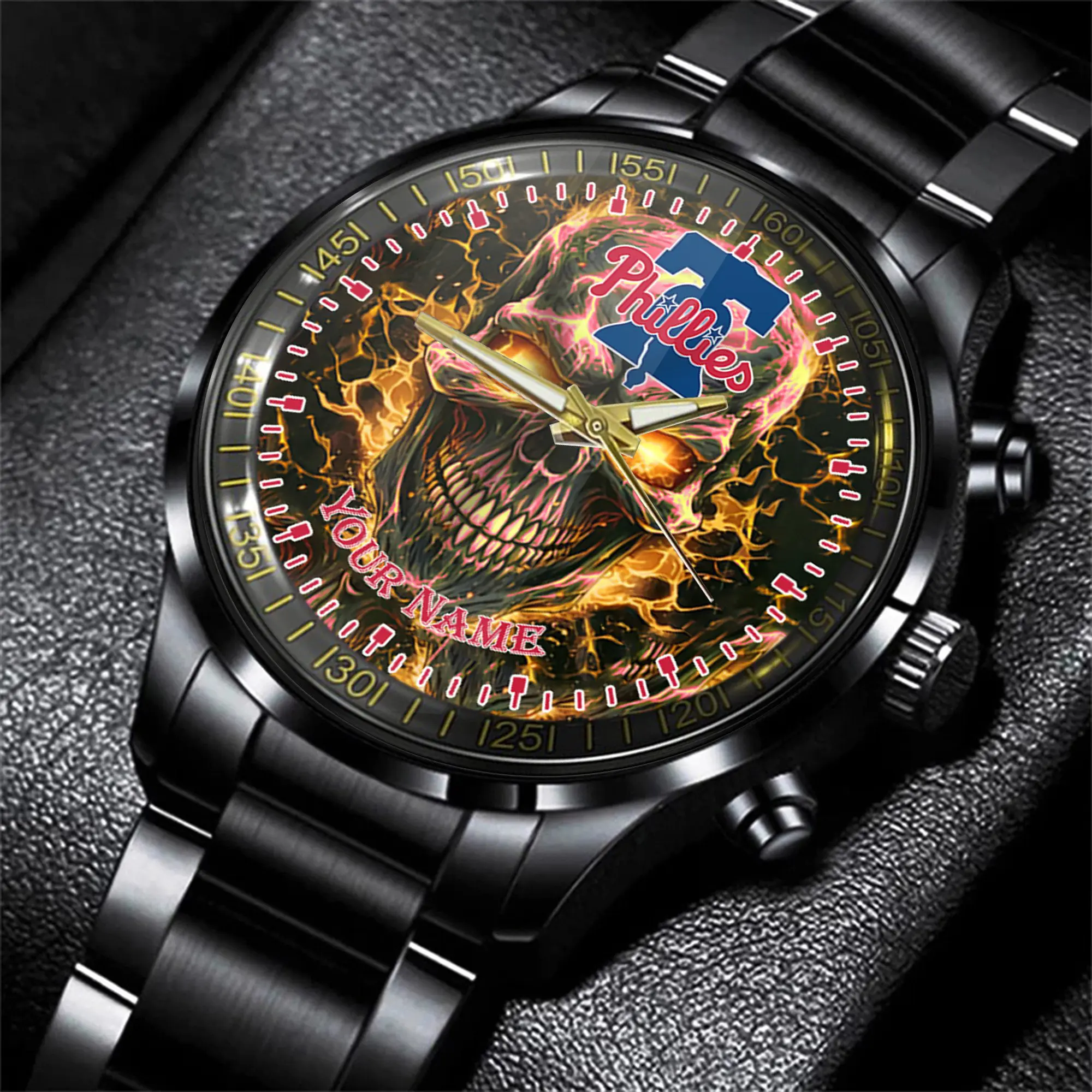 jwfancy philadelphia phillies mlb men hand watch personalized gift for fans sh7eh