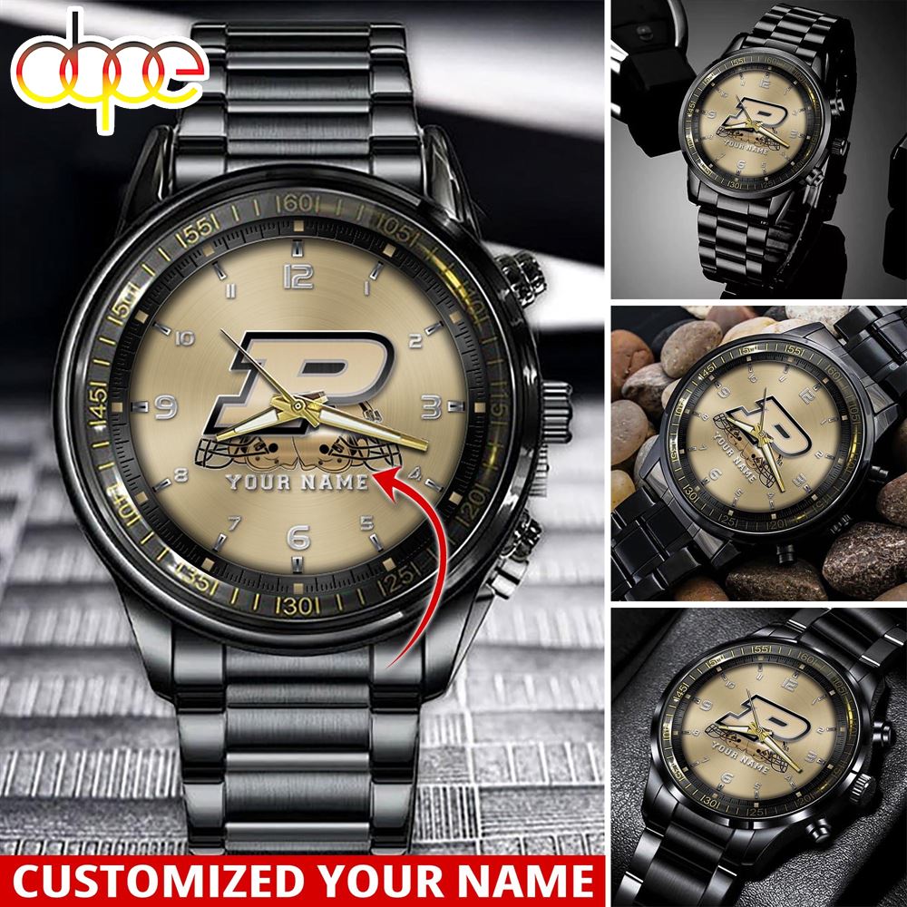 jwfancy purdue boilermakers ncaa personalized sport watch gift for fans for this season 5rjjg