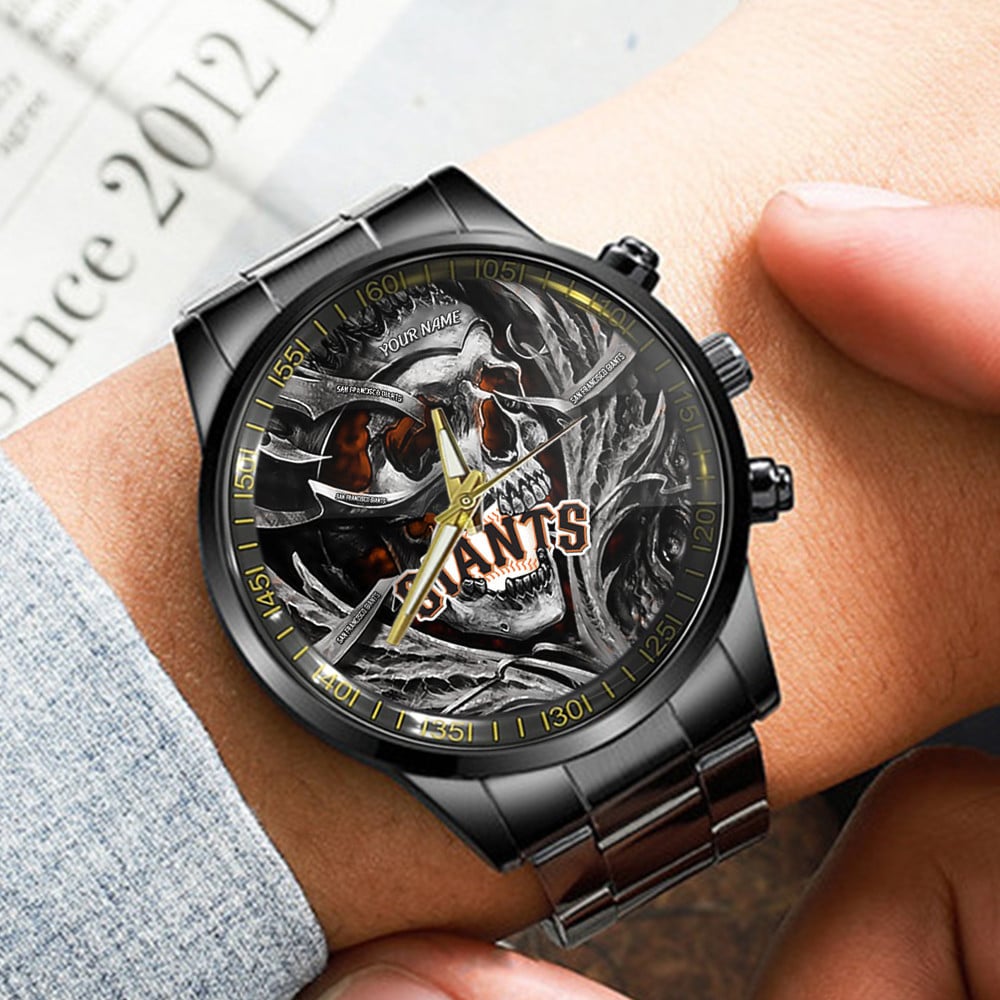 jwfancy san francisco giants mlb men hand watch personalized gift for fans hbrn1