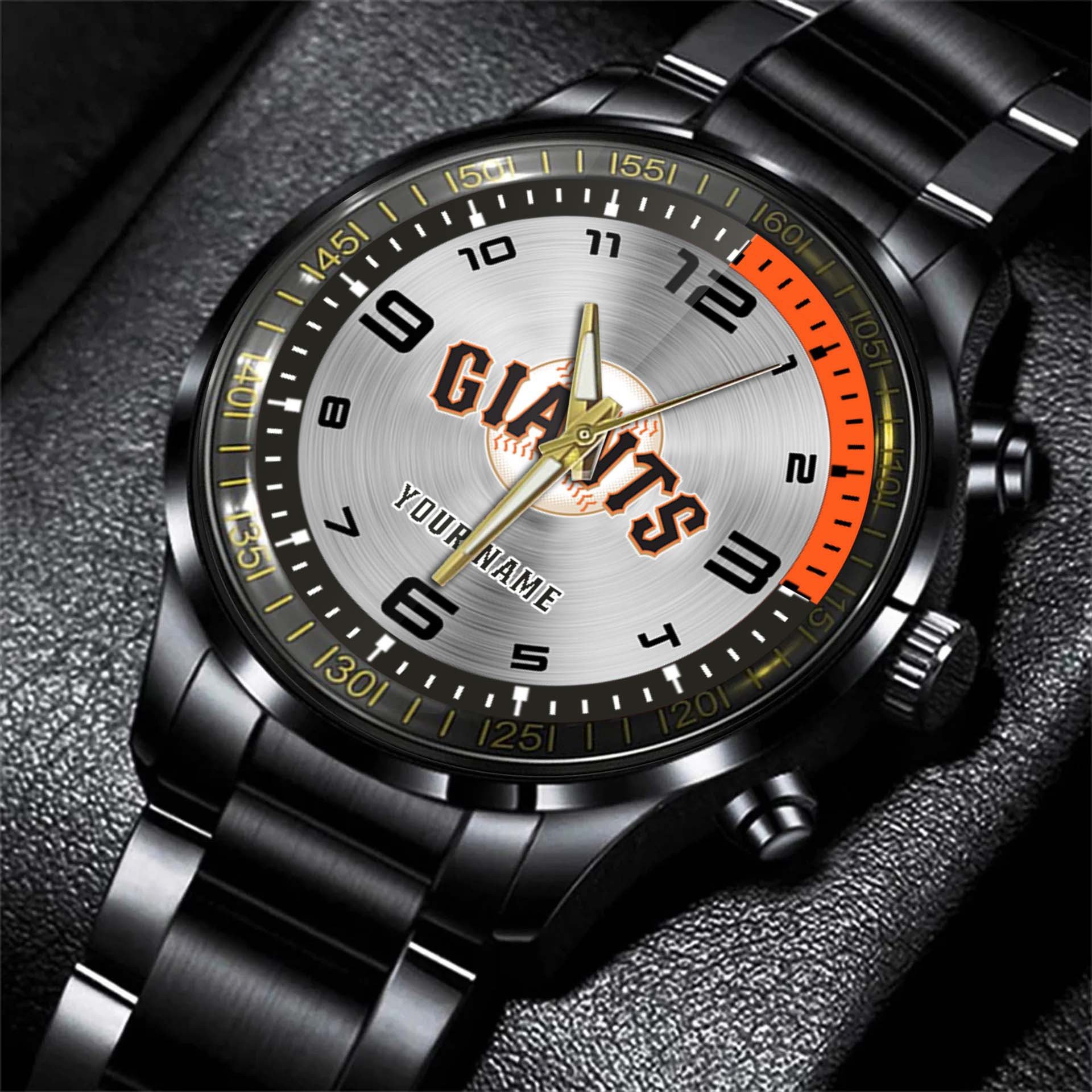 jwfancy san francisco giants mlb personalized style black hand watch gift ksub5