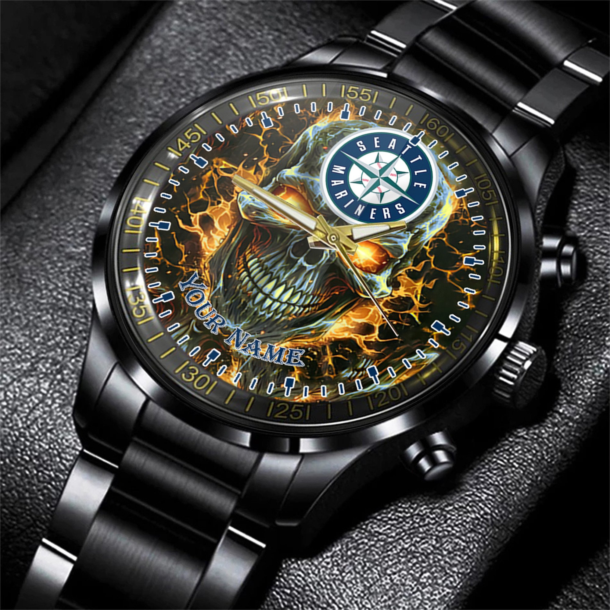 jwfancy seattle mariners mlb men hand watch personalized gift for fans kwdfo
