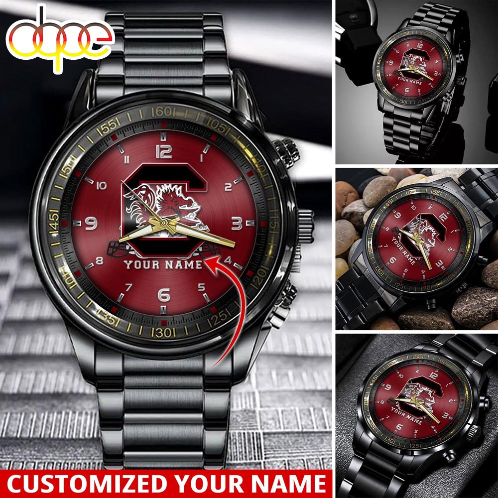 jwfancy south carolina gamecocks ncaa personalized sport watch gift for fans for this season 7fkhi