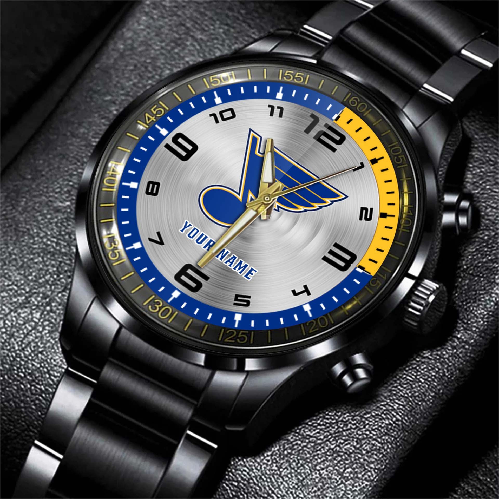jwfancy st louis blue nhl personalized fashion black hand watch gift for fans klakj